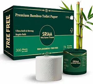 100% Bamboo Tree-Free Toilet Paper