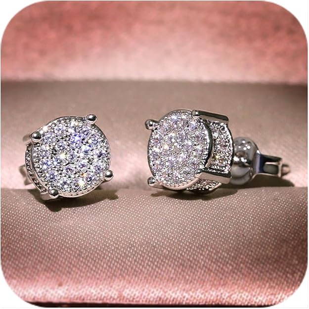 Women Synthetic Diamond Earrings